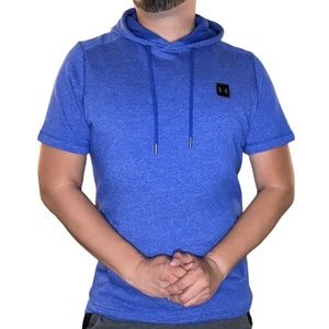 NWT: Under Armour Short Sleeve Hoodie - Size Large (Fitted)